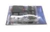 Black 18W AC To DC Power Adapter Adjustable Output Voltage With 8 Tips