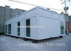 Steel Affordable Flat Pack Twenty Foot Container House With PU Or EPS Sandwich Panels