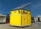 Prefab Flat Pack Container House With Solar Panel Energy Saving Low Cost