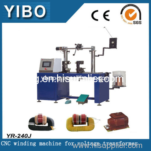 YR-240J High product efficient CNC voltage transformer winding machine