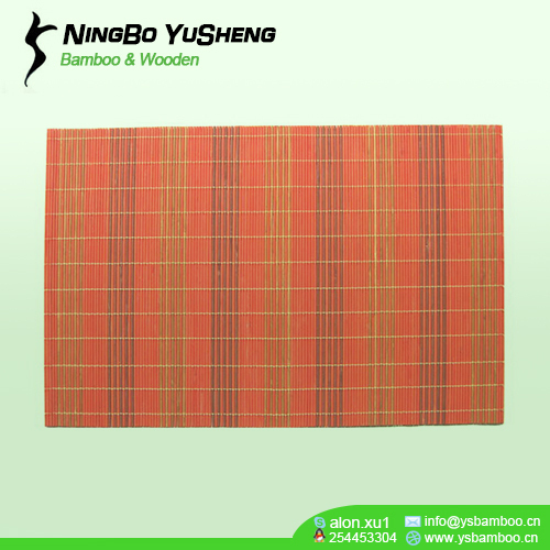 solid color morden bamboo placemat