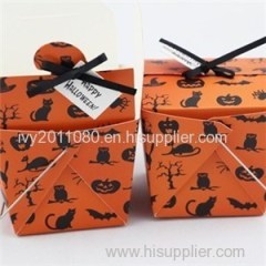 Halloween Paper Cake Box