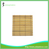 Natural square bamboo cup mat in cheap price