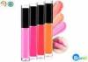 Mauve Hydrating Liquid Long Lasting Lip Gloss Hot Stamping Logo OEM / ODM