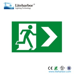 ABS LED Running Man Emergency Exit Sign