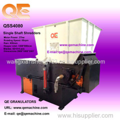 Single shaft shredder for solid waste/Industrial waste shredder with high capactiy