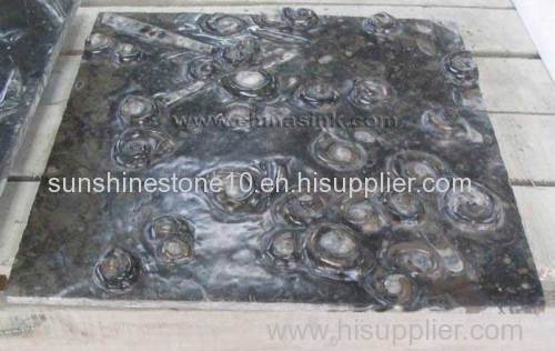 Grey fossil marble wall tile