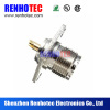 UHF female to UHF female with 4 hole flange 50ohm rf adapter