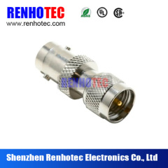 rf connector adapter bnc female to mini uhf male connector