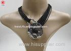 Handmade Womens Black Rope Charm Necklaces Fashion Jewellery