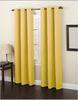 Light Blocking Yellow Window Panel Curtains 40 X 84