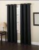 Professional Custom Black Window Curtains 100% Polyester Eco-Friendly