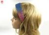 Colorful Sweet Wide Plastic Lace Hair Band Bows For Kids / Women