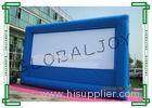 Durable Inflatable Movie Screens / Air Screen Blue 10m x 5.7m