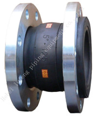 Epdm single sphere flexible rubber joint in pipe fitting