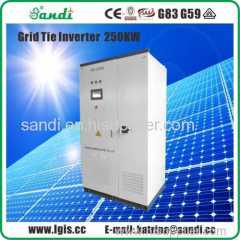 250kW solar grid tie inverter with isolation transformer