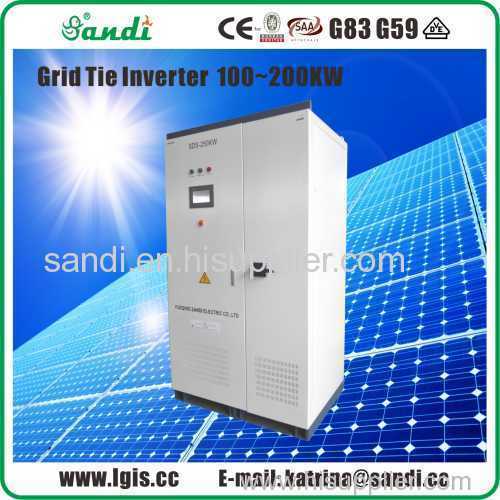 150kw solar on grid inverter with EN62109 VDE ARN4105 EN61000 approved.