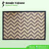 Printing pattern area bamboo rug