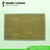Natural green bamboo door mat