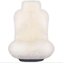 Long hair sheepskin car seat cover