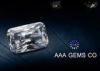 Radiant Cut Colorless Diamond Moissanite For Earrings 9mm x 11mm