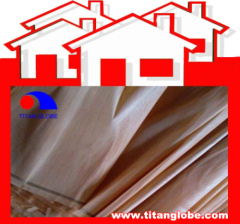 Rotary-Cut Red Hardwood Veneer 0.3mm-0.8mm For Plywood Face And Back - Titan Globe