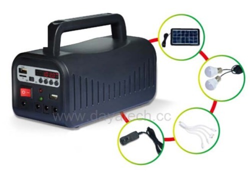 Dayatech home solar lighting system with USB Radio