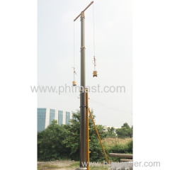 25m height 100kg payloads lockable pneumatic telescopic mast 90A10250