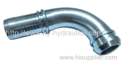 Carbon steel hose fitting covered Cr6+ free zinc plating