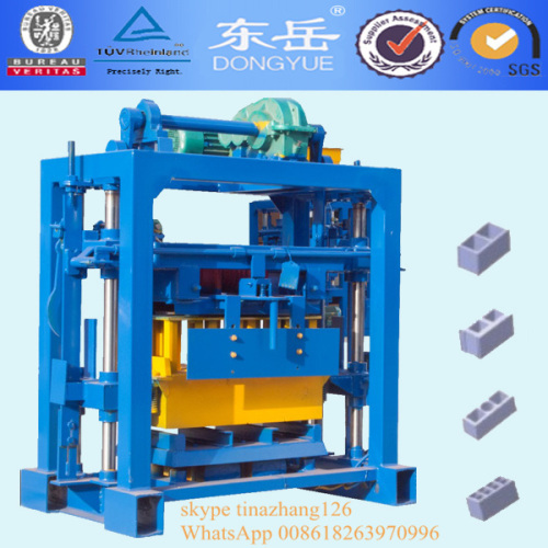 Small block construction making machinery