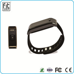 Heart rate 0.91 inch OLED screen bluetooth 4.0 wearable technology smart rubber bracelets