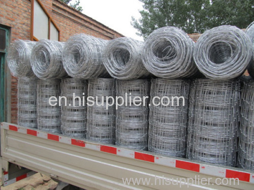 electro galvanized grassland Wire Fence for cattle , goat , deer , pig