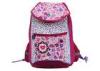 Girls Ergonomic School Bag Student Backpack In Allover Print With Felt Patch