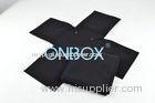Folding Necklace Jewelry PVC Packaging Bags With Micro Suede