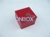 Red Foldable Jewelry Storage Boxes / Watch Jewelry Box Decorative