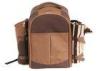 Outdoor Picnic Cooler Bag Pack Set Unisex With Blanket / Bottle / Fork Pockets