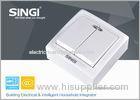 Two gang Electrical Wall Switch Socket with indicator light