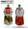 Super Market Stand Up Pouch With Spout Vegetable Juice Doypack Packaging