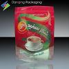 Oxygen Resistance Coffee Beans Packaging Stand Up Pouches With Zipper