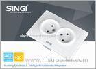 Electric light Wall Switch Socket / Europe Double wall socket