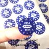 Simple Round Custom Warranty Anti-counterfeiting Labels Screw Seal Destructible Stickers