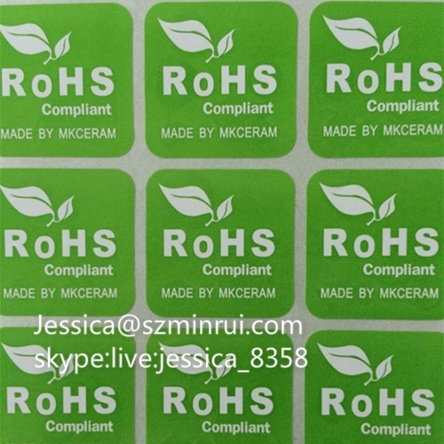 Factory Supply Custom Square Destructible Vinyl Adhesive Security Seal Sticker Anti-tamper Brittle Label