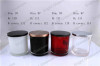 Personalized colorful glass votive candle holder for decor