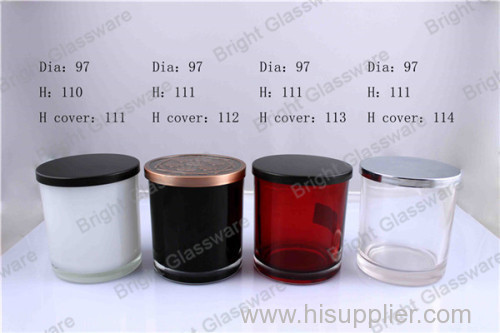 Personalized colorful glass votive candle holder for decor