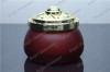 Fashion promote glass jar with lid for wholesale