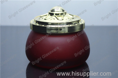 Fashion promote glass jar with lid for wholesale