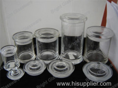 Factory direct sale wholesale clear 3OZ-21OZ glass jar with cheap price
