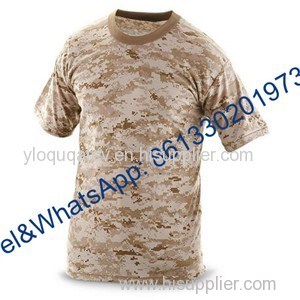 Solid Color Camouflage Military T-Shirt for Army Police Wear