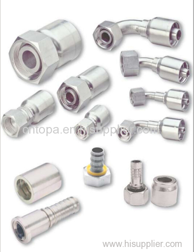 Hydraulic fittings hose ferrule hose adapters