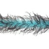 Marabou-Ostrich Boas Multi Color - Lt Turquoise/Brown